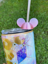Load image into Gallery viewer, Minnie/Mickey straw topper
