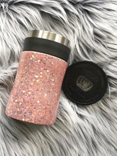 Load image into Gallery viewer, Peach Glitter Koozie

