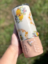 Load image into Gallery viewer, Pink Honeycomb Print Tumbler
