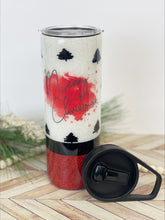 Load image into Gallery viewer, Red/Black Christmas Tumbler
