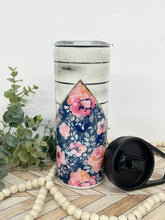 Load image into Gallery viewer, Shiplap and floral tumbler
