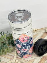 Load image into Gallery viewer, Shiplap and floral tumbler
